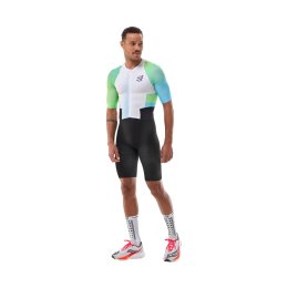 COMPRESSPORT Trisuit Stream Trifunzione Uomo XL WHITE/BLUE-GREEN