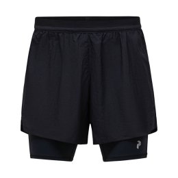 PEAK PERFORMANCE Pantaloncini 2-in-1 Discover 2 uomo L BLACK