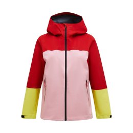 PEAK PERFORMANCE Giacca Trail HIPE Shell Donna L RED POMPEIAN