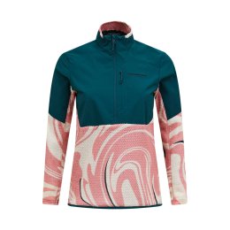 PEAK PERFORMANCE Veste AOP Freelight Alpha Half Zip femme L SWIRL MAP