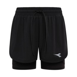 DIADORA W SHORTS 2IN1 L BLACK