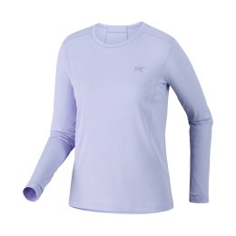 ARCTERYX T-shirt à manches longues et col rond Sunna Femme S Kasumi