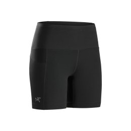 ARCTERYX Short taille haute Essent Utility 6" Femme 10 Black
