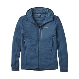 Rab Maglia con cappuccio Ascendor Light da uomo LRG TMB-Tempest Blue