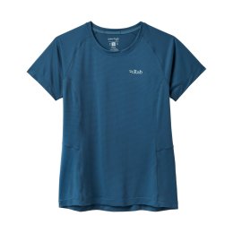 Rab T-shirt Sonic donna 12 TMB-Tempest Blue