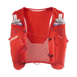 SALOMON Sacca d'idratazione S/LAB Sense 6 con borracce L FIERY RED/BLACK/