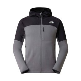 THE NORTH FACE Giacca con cappuccio Stormgap Power Grid da uomo L SMOKED PEARL/TNF BLACK