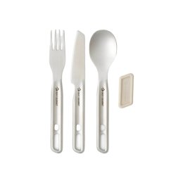 SEA TO SUMMIT Set de couverts en acier inoxydable Detour 3 PIECES .