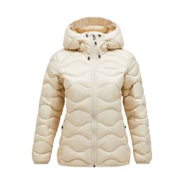PEAK PERFORMANCE Piumino Helium Down con cappuccio donna M SAND FOG