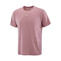 SALOMON T-SHIRT SENSE AERO GFX UOMO M DUSKY ORCHID/HUCKLEBERRY/