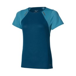 MIZUNO T-shirt running donna manica corta L 21/SAILOR BLUE