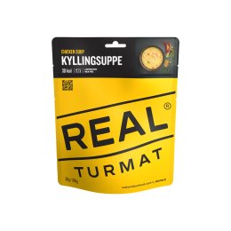 REAL Repas lyophilisé soupe au poulet 370 gram .