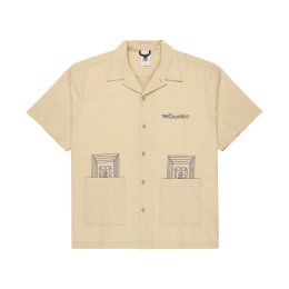 ELEMENT Camicia Seersucker Embroidery uomo L TKH3_SEERSUCKER ALUMINIUM