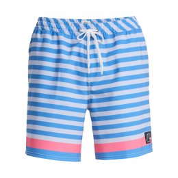 QUIKSILVER Shot de bain Original BTZ Stripe Volley 17" homme L BLC6_RIVIERA BIARRITZ STRIPE