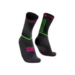 COMPRESSPORT Calze Ultra Trail V2.0 UTMB 2026 T1 BLACK