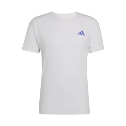 ADIDAS T-SHIRT ADIZERO UOMO XL KG8456-WHITE/SOLPUR