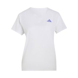 ADIDAS T-shirt de running Adizero femme XS KT4831-WHITE/SOLPUR