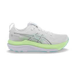 ASICS Gel-Kayano 33 homme 11 100 / WHITE/ENERGY AQUA