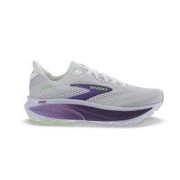 BROOKS Ghost 18 femme 7.5 194 - White/Purple Hebe/Green