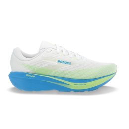 BROOKS Ghost AMP uomo 10.0 189 - White/Blue/Paradise Green