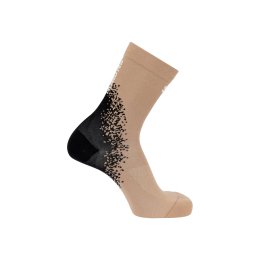 SALOMON Chaussettes GRVL Crew 36-38 BURRO/BLACK/VANILLA