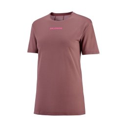 SALOMON T-shirt Sense Aero Courtney Dauwalter Édition Limitée femme M ROSE TAUPE