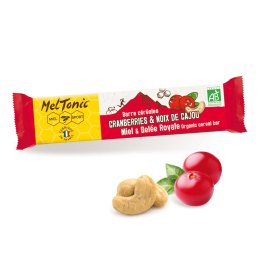 MELTONIC BARRE CÉRÉALES BIO UNITE CRANBERRIES ET NOISE