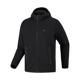 ARCTERYX Felpa in pile con cappuccio Kyanite uomo XS BLACK