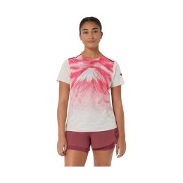 ASICS T-shirt Fujitrail Elite Graphic femme L 100 / CREAM