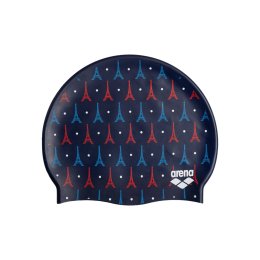 ARENA Bonnet de bain Paris Tour Eiffel TU 700 / NAVY /  allover