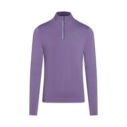 DIADORA T-shirt maniche lunghe 1/2 Zip Stratouno uomo S/M VIOLET GRAPE COMPOTE