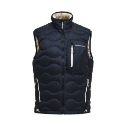 PEAK PERFORMANCE Doudoune sans manche Helium Utility Down homme S Black/Sand Fog