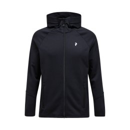 PEAK PERFORMANCE Felpa con zip Rider Essentials Zip Hood uomo M Black/Black