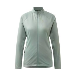HAGLOFS Polaire Korp Mid Jacket femme S 5YF_Dew Green
