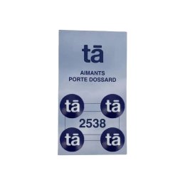 TA ENERGY Lot de 4 aimants porte-dossard TU .