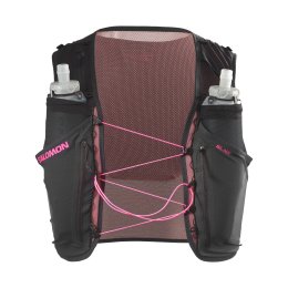 SALOMON Sac d'hydratation S/LAB Sense 6 Courtney Dauwalter avec flasques M BLACK/ROSE TAUPE/KNOCKOUT PINK