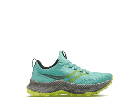 SAUCONY ENDORPHIN TRAIL FEMME 37.5 26- COOL MINT/ACID