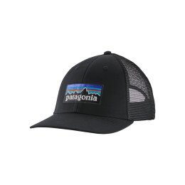 PATAGONIA CASQUETTE P-6 LOGO LOPRO TRUCKER ALL BLK