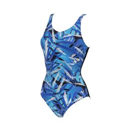 ARENA MAILLOT DE BAIN TINA WING BACK FEMME 46 BLACK-MULTI BLACK