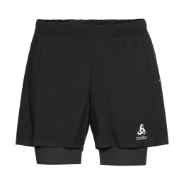 ODLO SHORT 2 EN 1 ZEROWEIGHT 5 HOMME L 15000 BLACK