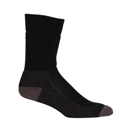 ICEBREAKER CHAUSSETTES ANATOMICA HIKE MEDIUM CREW HOMME 39-41.5 BLACK/MINK/MONSOON