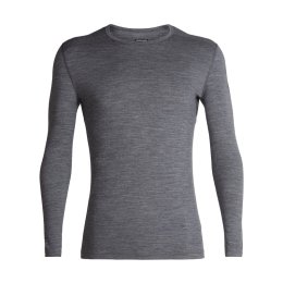 ICEBREAKER SOUS COUCHE MERINO 200 OASIS COL ROND HOMME M GRITSTONE HTHR