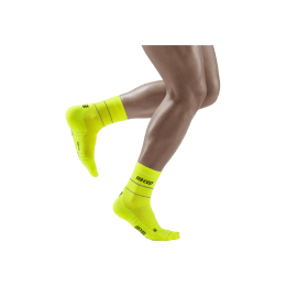 CEP CHAUSSETTES REFLECTIVE MID-CUT HOMME 45 - 48 NEON YELLOW