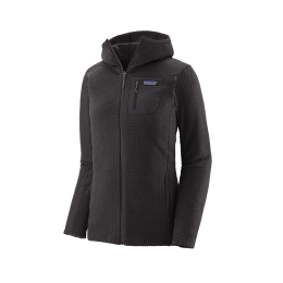 PATAGONIA POLAIRE R1 AIR FULL-ZIP CAPUCHE FEMME M BLK