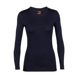 ICEBREAKER SOUS-COUCHE 260 TECH COL ROND FEMME XS MIDNIGHT/NAVY