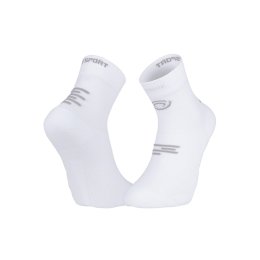 BV SPORT Chaussettes Run Marathon 45-47 014_BLANC/GRIS