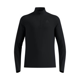ODLO SOUS-COUCHE 1/2 ZIP ESSENTIAL CERAMIWARM HOMME L 15001 - BLACK - BLAC