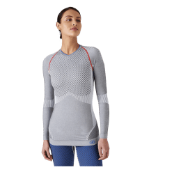 DAMART SOUS-COUCHE ACTIVBODY 3 COL V FEMME XL/XXL GRIS CLAIR