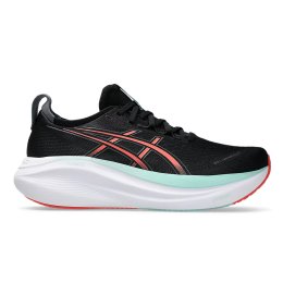 ASICS GEL-NIMBUS 27 HOMME 42.5 004 / BLACK/CORAL RE