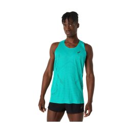 ASICS DÉBARDEUR METARUN HOMME M 400 / WAVE TEAL